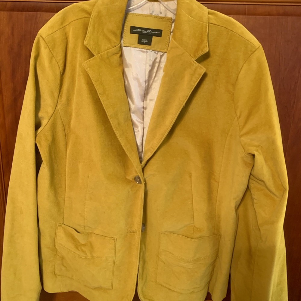 NWOT Size 18 mustard Eddie Bauer jacket